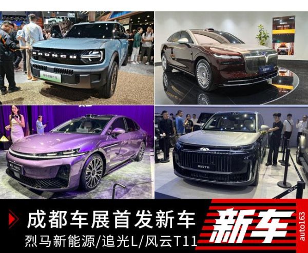 锦鲤配资 烈马新能源/追光L/风云T11 成都车展首发新车盘点