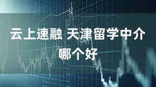 云上速融 天津留学中介哪个好
